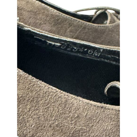 ros hommerson womens 6 wing tip heel lace up leather suede Academic Victorian - Picture 6 of 12